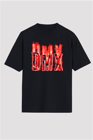 DMX Siyah Unisex Oversize Tişört T-Shirt