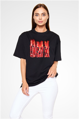DMX Siyah Unisex Oversize Tişört T-Shirt