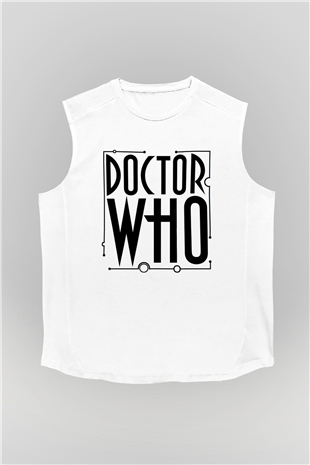 Doctor Who Beyaz Unisex Kolsuz Tişört