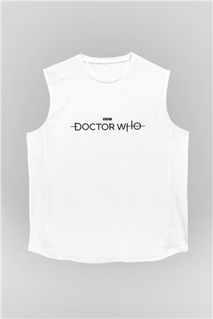 Doctor Who Beyaz Unisex Kolsuz Tişört
