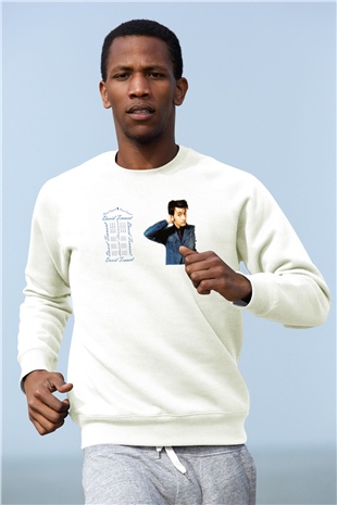 Doctor Who Beyaz Unisex Sweatshirt