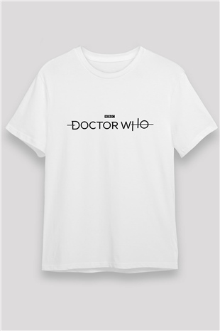 Doctor Who Beyaz Unisex Tişört T-Shirt