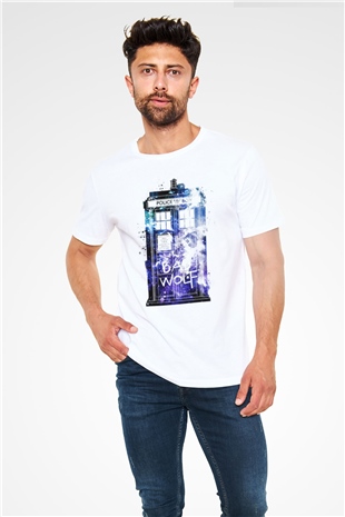 Doctor Who Beyaz Unisex Tişört T-Shirt