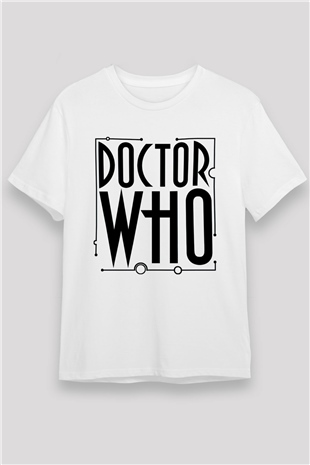 Doctor Who Beyaz Unisex Tişört T-Shirt