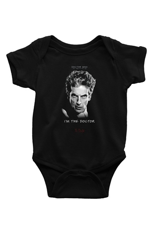 Doctor Who Siyah Bebek Body - Zıbın