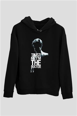 Doctor Who Siyah Unisex Hoodie