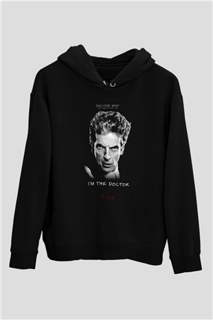 Doctor Who Siyah Unisex Hoodie