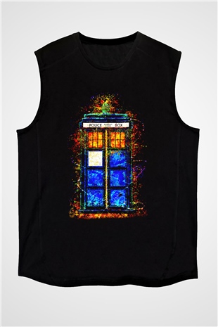 Doctor Who Siyah Unisex Kolsuz Tişört