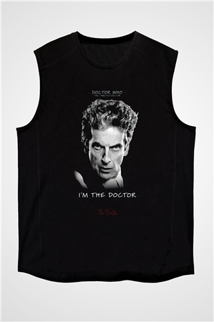 Doctor Who Siyah Unisex Kolsuz Tişört
