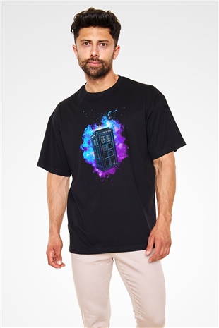 Doctor Who Siyah Oversize Tişört Oversize T-shirt