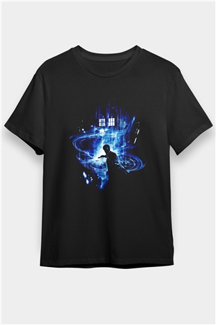 Doctor Who Siyah Unisex Tişört T-Shirt