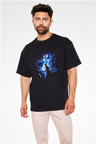 Doctor Who Siyah Oversize Tişört Oversize T-shirt