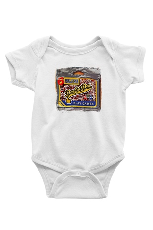 Dog Eat Dog Baskılı Unisex Beyaz Bebek Body - Zıbın
