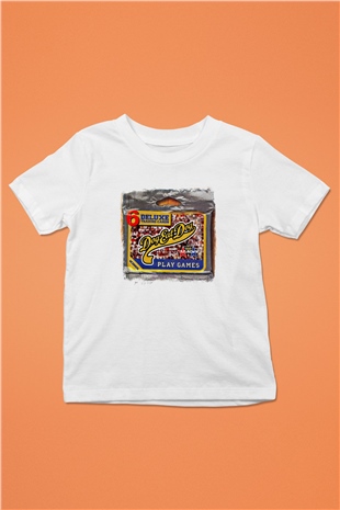 Dog Eat Dog Baskılı Unisex Beyaz Çocuk Tişört