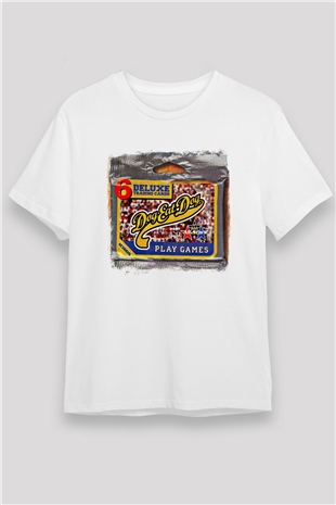 Dog Eat Dog Baskılı Unisex Beyaz Tişört