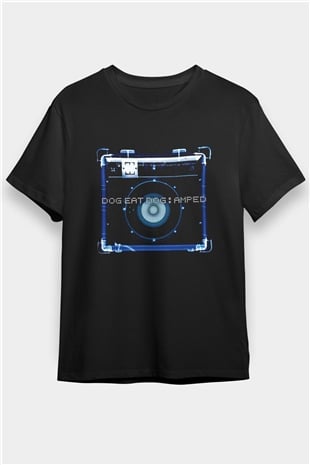Dog Eat Dog Baskılı Unisex Siyah Tişört
