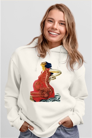Doğum uzmanı Beyaz Unisex Hoodie