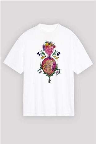 Doğum uzmanı Beyaz Oversize Tişört Oversize T-shirt - TişörtFabrikası