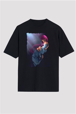 Doğum uzmanı Siyah Oversize Tişört Oversize T-shirt - TişörtFabrikası