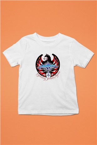 Dokken Baskılı Unisex Beyaz Çocuk Tişört