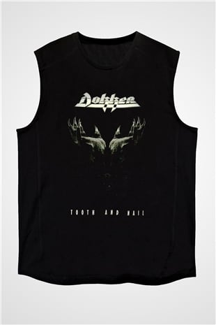 Dokken Siyah Unisex Kolsuz Tişört