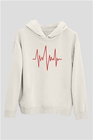 Doktor Beyaz Unisex Hoodie