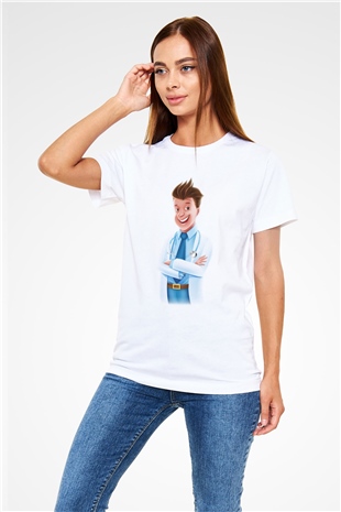 Doktor Beyaz Unisex Tişört T-Shirt - TişörtFabrikası