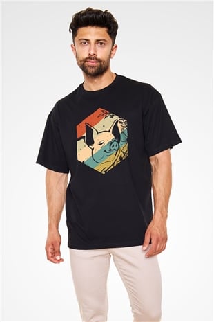 Domuz Siyah Oversize Tişört Oversize T-shirt - TişörtFabrikası