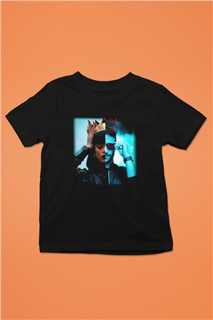 Don Diablo Baskılı Siyah Unisex Çocuk Tişört