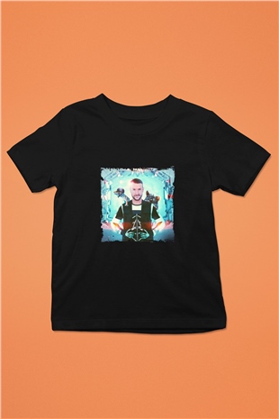 Don Diablo Baskılı Unisex Siyah Çocuk Tişört