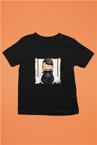 Don Diablo Baskılı Unisex Siyah Çocuk Tişört