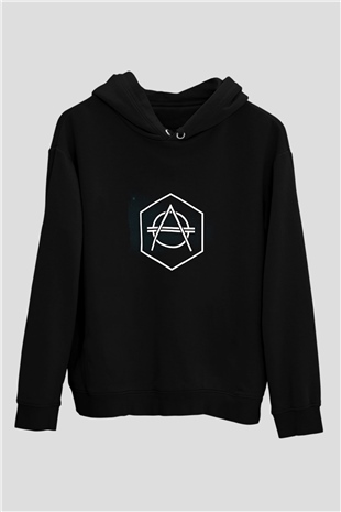 Don Diablo Baskılı Unisex Siyah Hoodie