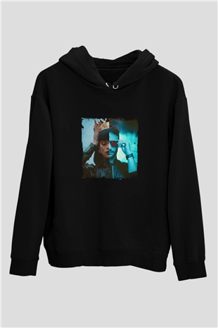 Don Diablo Baskılı Unisex Siyah Hoodie