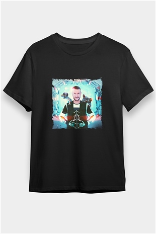 Don Diablo Baskılı Unisex Siyah Tişört