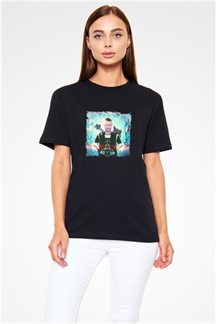 Don Diablo Baskılı Unisex Siyah Tişört
