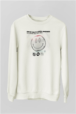 Don Diablo Beyaz Unisex Sweatshirt