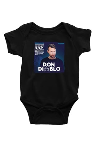 Don Diablo Siyah Bebek Body - Zıbın
