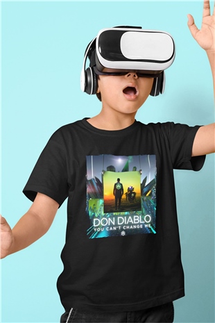 Don Diablo Siyah Unisex Çocuk Tişört