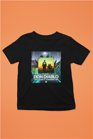 Don Diablo Siyah Unisex Çocuk Tişört