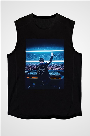 Don Diablo Siyah Unisex Kolsuz Tişört
