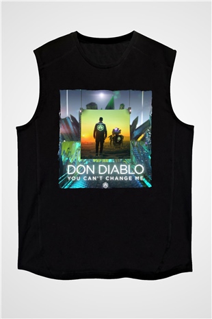 Don Diablo Siyah Unisex Kolsuz Tişört