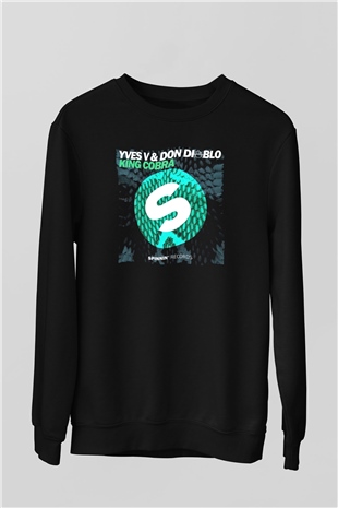 Don Diablo Siyah Unisex Sweatshirt
