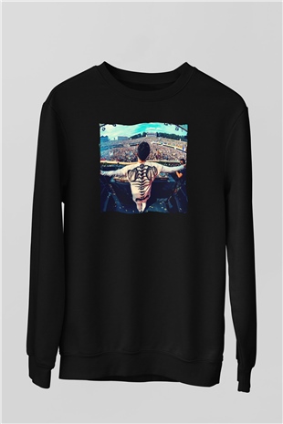 Don Diablo Siyah Unisex Sweatshirt