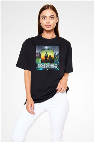 Don Diablo Siyah Oversize Tişört Oversize T-shirt - TişörtFabrikası