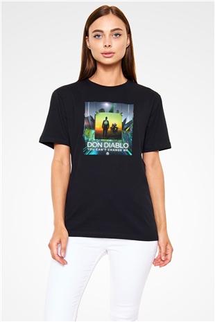Don Diablo Siyah Unisex Tişört T-Shirt - TişörtFabrikası