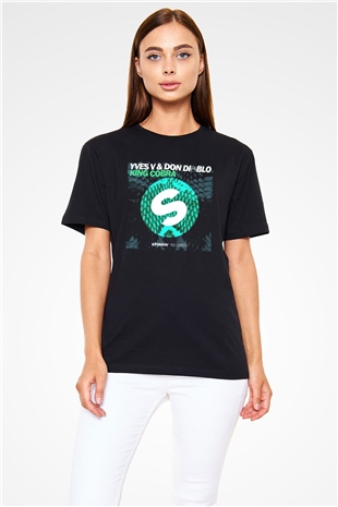 Don Diablo Siyah Unisex Tişört T-Shirt - TişörtFabrikası