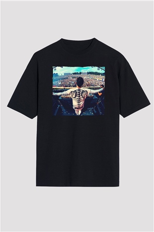 Don Diablo Siyah Oversize Tişört Oversize T-shirt - TişörtFabrikası