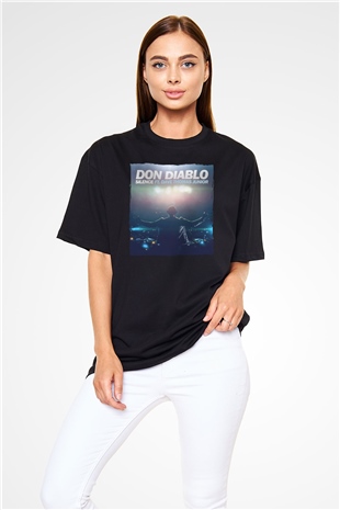 Don Diablo Siyah Oversize Tişört Oversize T-shirt - TişörtFabrikası
