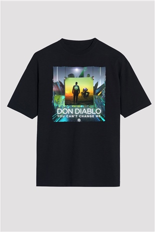 Don Diablo Siyah Oversize Tişört Oversize T-shirt - TişörtFabrikası