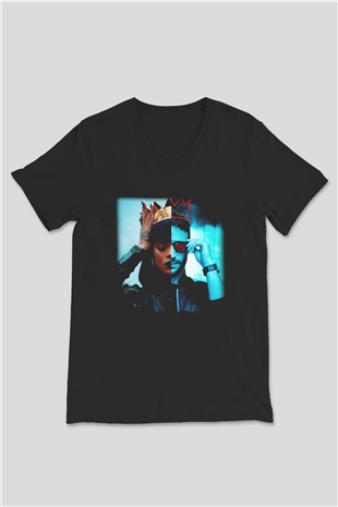 Don Diablo Siyah Unisex V Yaka Tişört T-Shirt